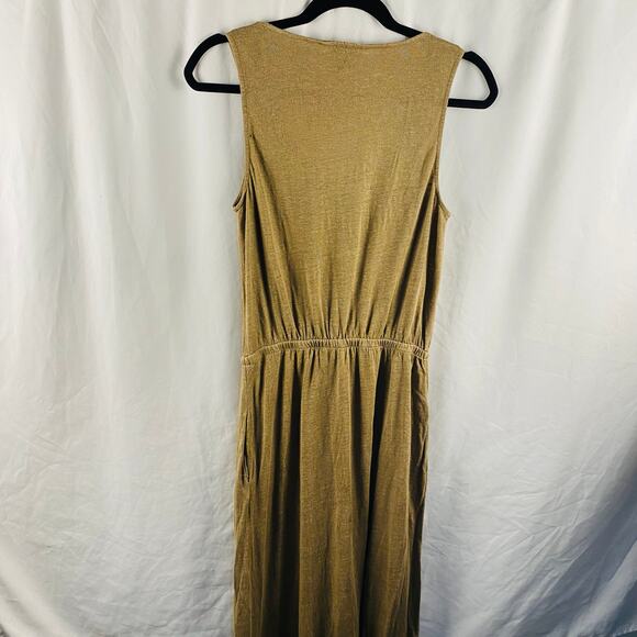 Tommy Bahama Sleeveless 100% Linen Sleeveless Drawstring Waist Dress Size XS - Picture 6 of 7